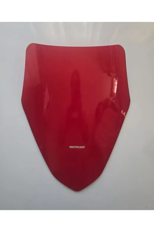RMG Moto Gusto Dream 150 Ön Cam 2023-2026 Model 43cm Kırmızı Renkli 4mm SPORTİF