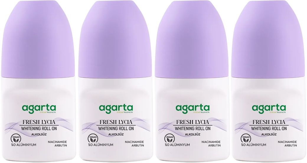 Roll-On Kadın 50 ML Fresh Lycıa Sensatıon (24 Saat Etkili Ter Kokusu Önleyici) (4 Lü Set)