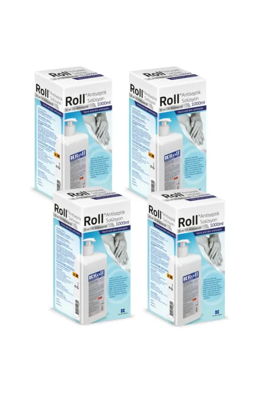 Roll rll8699512110301-0301 El Ve Cilt Dezenfektanı Antiseptik Solüsyon 1000 Ml 4 Adet
