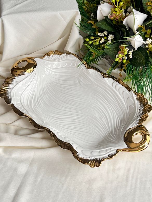 ROSSEV kas65498140 Albero Dikdörtgen Sunum Tabak 43Cm