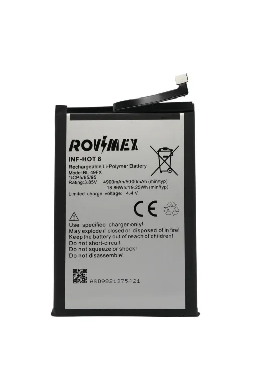 Rovimex tch-rvmx-bt-543 Infinix Hot 8 Batarya Pil