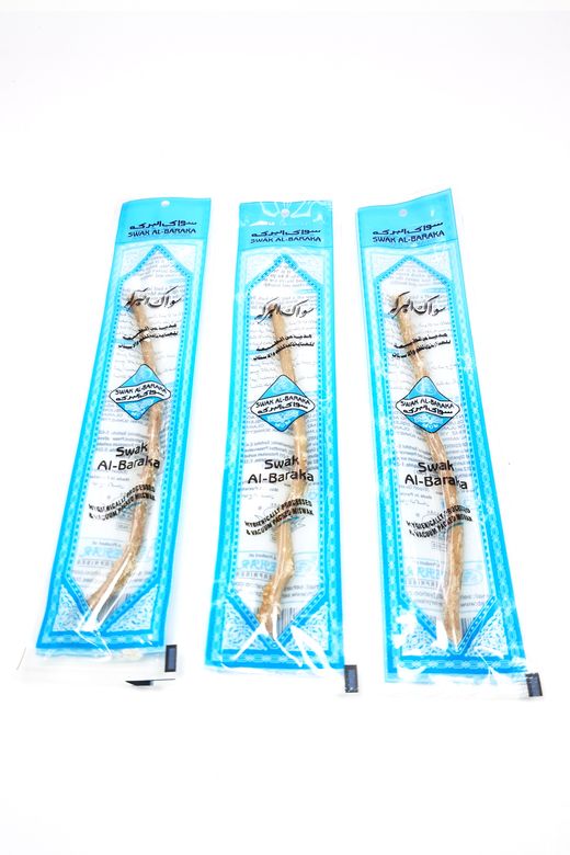 Royaleks 7xKeDg4zAf 3 Adet Taze Doğal Diş Fırçası Misvak Vakumlu Paket 15 Cm Orta Boy