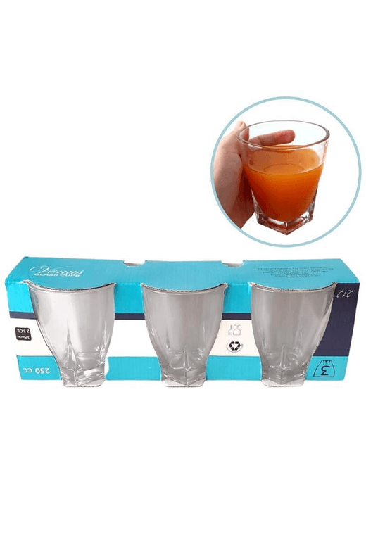 Royaleks Group RT-RY-H-70373 Venüs 3'lü Su Bardağı 250Ml Royaleks-212