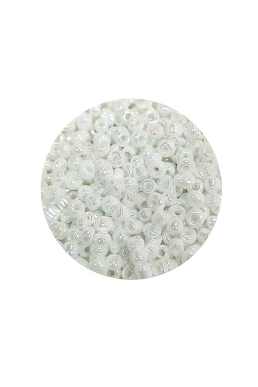 Royaleks RT-RYL-BN24096-11-20 Dökme Cam Kum Boncuk (8/0) 3 Mm - 20 Gram - Parlak Beyaz - Bnc153