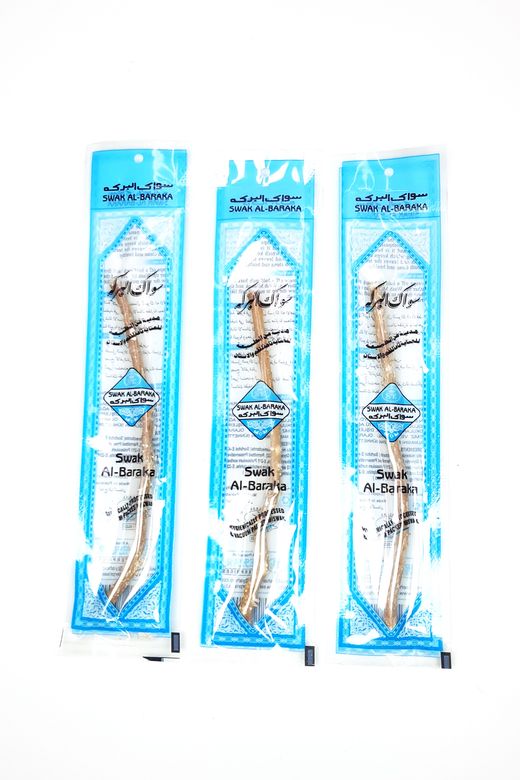Royaleks RT-RYL-HMR10365 3 Adet Taze Doğal Diş Fırçası Misvak Vakumlu Paket 15 Cm Orta Boy