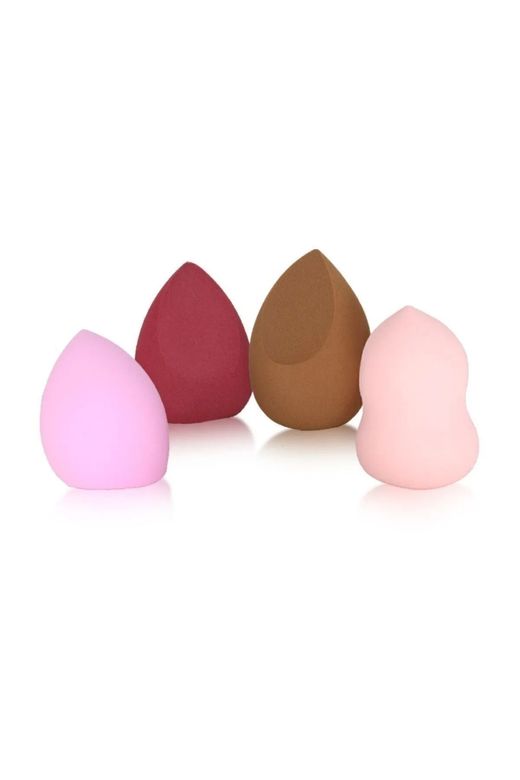 Royaleks RT-RYL-HMR10488 4 Lü Şişen Makyaj Süngeri Powder Puff Büyük Boy