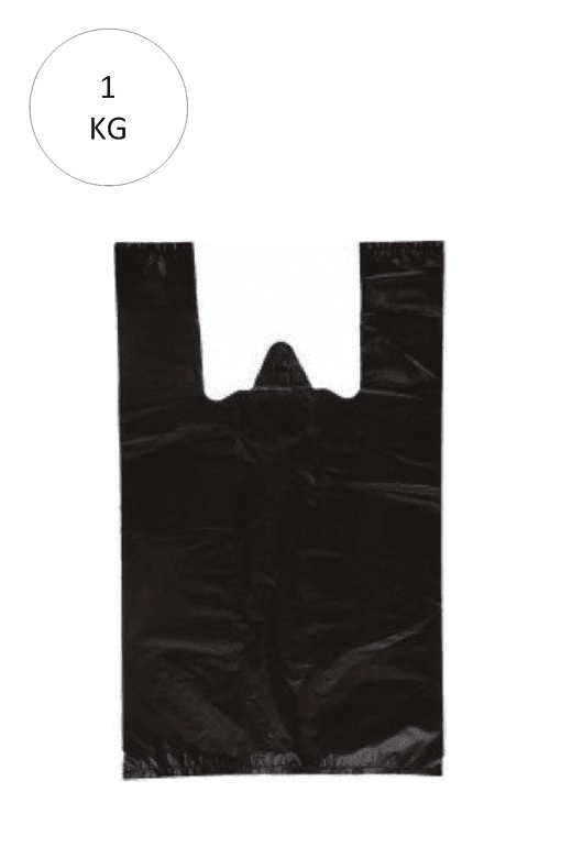 Royaleks RT-RYL-HMR10982 Siyah Atlet Poşet Büyük Boy 32X57 Cm Takriben 72 Adet 1 Kg