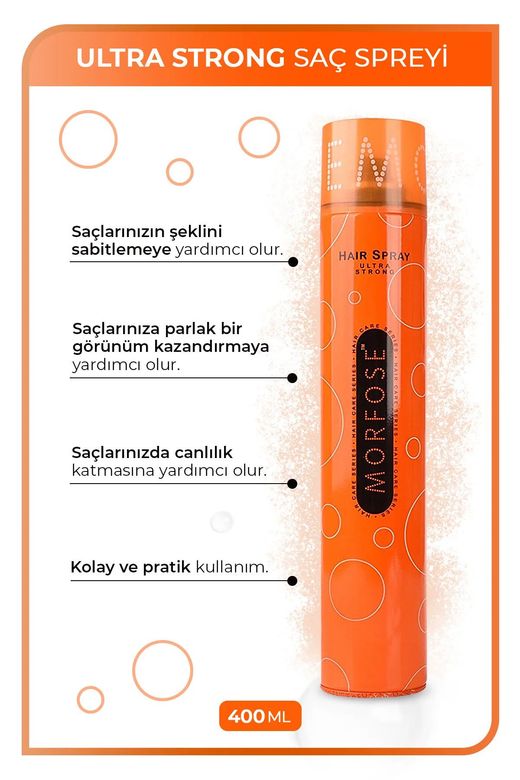 Royaleks RT-RYL-HMR24294 Ultra Strong Saç Spreyi 400 Ml - Mrfs