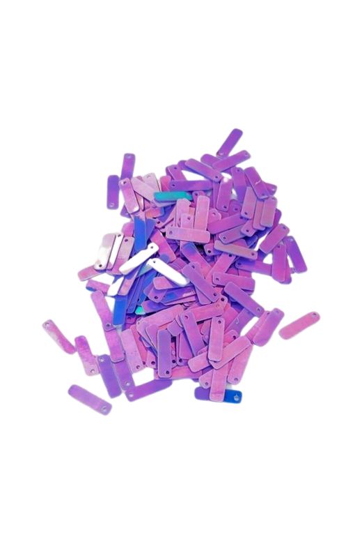 RT-RYL-B-0015-24 Mor 15 X 5 Mm Dantel Oya Yazma Halhal Abiye Lazer Kesim Pul 600 Adet / 24 Gram