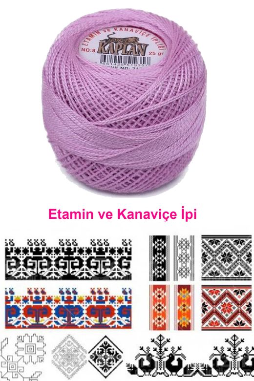 RT-RYL-HMR17568 Kaplan Etamin Ve Kanaviçe İpi 8 No Kod/renk: 717 - Royaleks