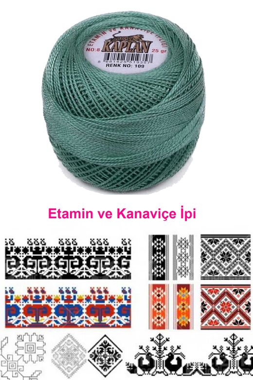 RT-RYL-HMR17576 Kaplan Etamin Ve Kanaviçe İpi 8 No Kod/renk: 109 - Royaleks