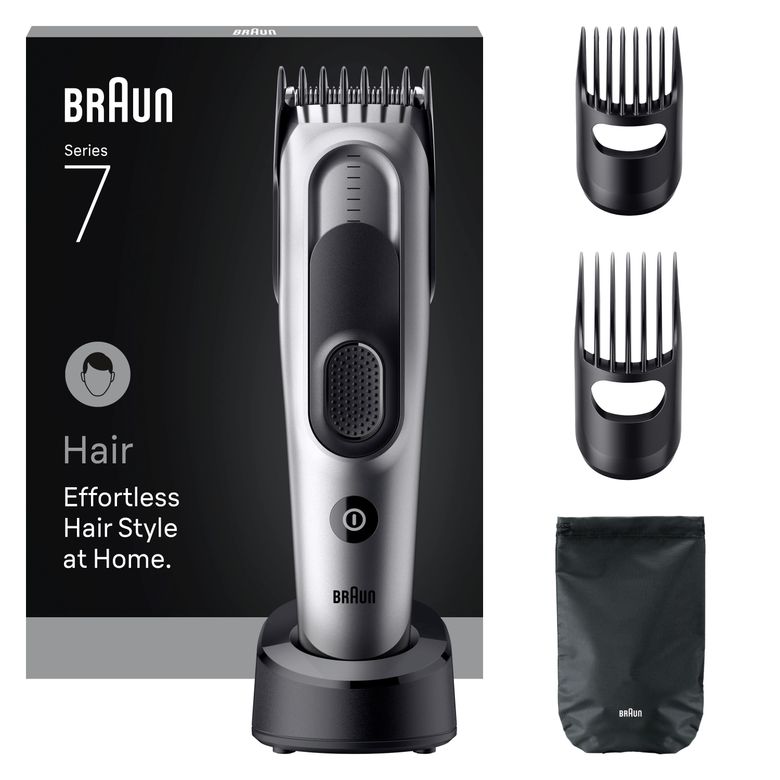 Saç Kesme Makinesi Series 7 +5 Aksesuar Ömür Boyu Keskin Bıçak 17 Uzunluk