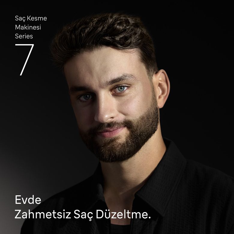 Saç Kesme Makinesi Series 7 +5 Aksesuar Ömür Boyu Keskin Bıçak 17 Uzunluk
