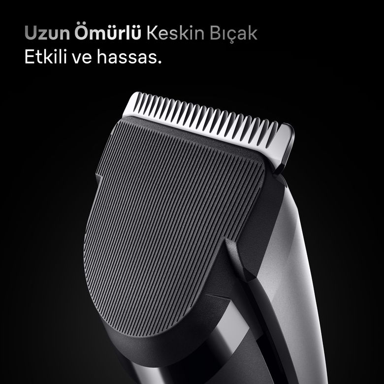 Saç Kesme Makinesi Series 7 +5 Aksesuar Ömür Boyu Keskin Bıçak 17 Uzunluk