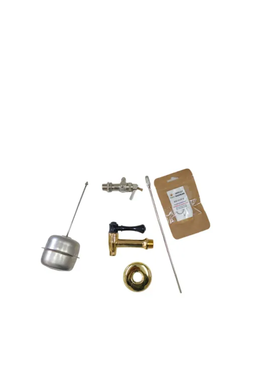Safir B.MUSLUK+FALTÖR+ŞAMANDIRA+BEZ Çay Kazanı Ocağı Bakır Kaplamalı Musluğu + Şamandıra + Flatör Sistemi+ 1 Paket 5 Adet Musluk Bezi