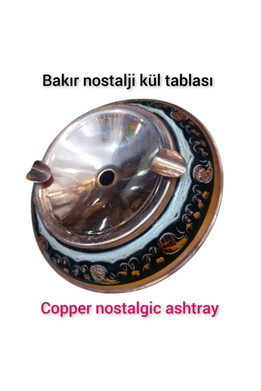 SAFİR ÇAY KAZANLARI 09122024hicivliküllük Nostaljik Bakır Kül Tablası Bakır Nostalji Küllük 2 Adet Nostalji Bakır Küllük