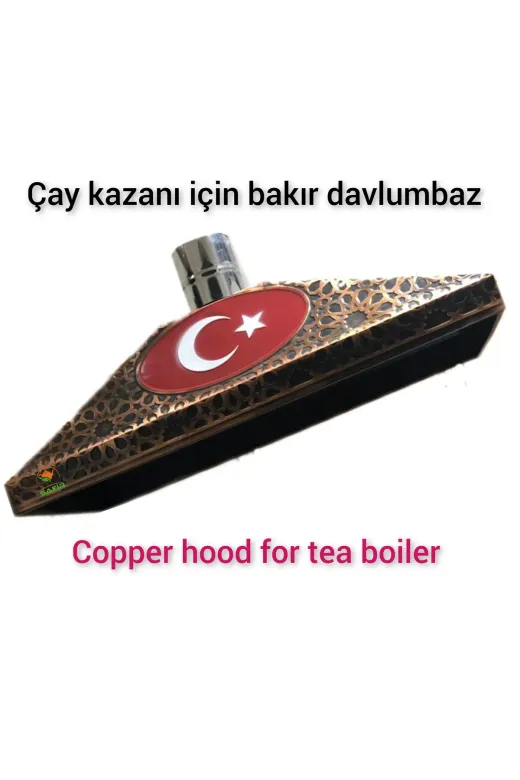 SAFİR ÇAY KAZANLARI 14022025bayraklıdavlumbaz110cm Bayraklı Model Çay Kazanı Için Bakır Davlumbaz 4 Gözlü Çay Kazanı Davlumbazı 110 Cm Davlumbaz
