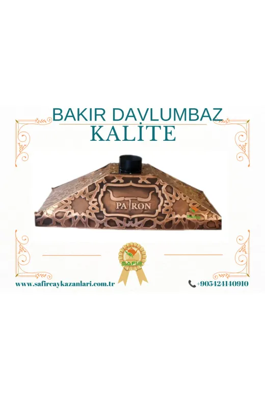 SAFİR ÇAY KAZANLARI 14022025logoludavlumbaz110cm Firmalara Özel Bakır Davlumbaz Özel Logolu Davlumbaz 110 Cm 4 Gözlü Çay Kazanı Için Bakır Davlumbaz