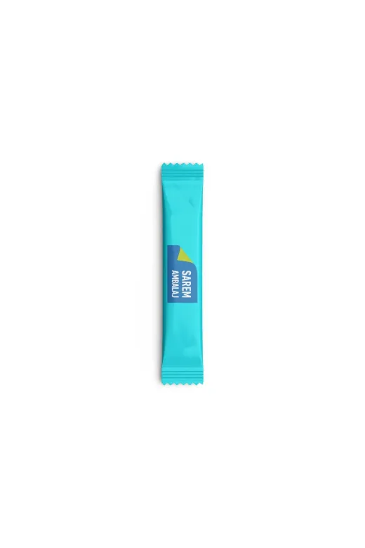 Sarem Ambalaj 0250000 Stick Şeker (Tek Renk Özel Baskı) 2500 Adet