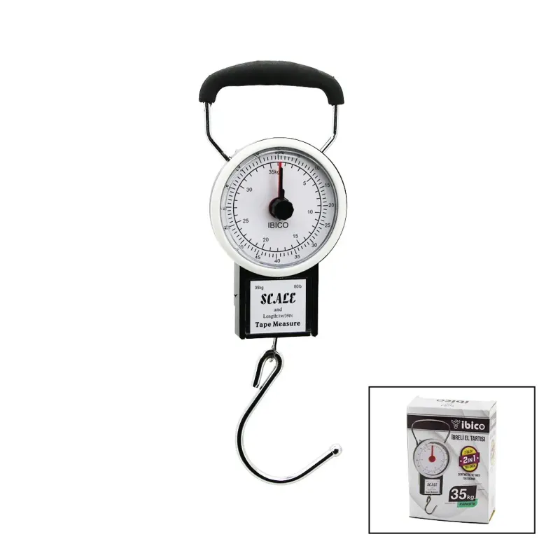 SCALE 2İN1 İBRELİ KANTAR - METRE (4745)