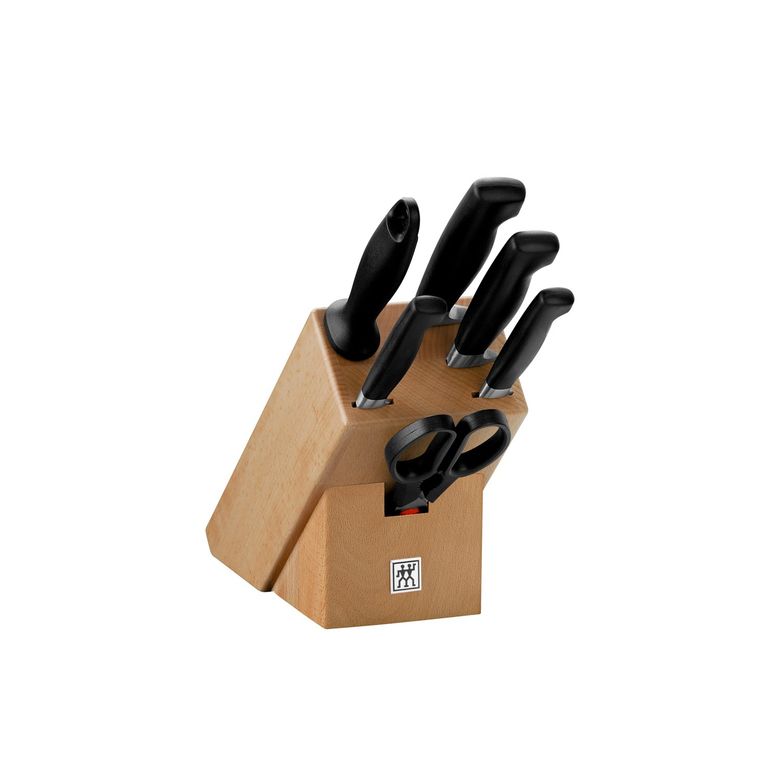 Schafer 17.999,99 Zwilling Four Star Blok Bıçak Seti 7 Parça-Siyah