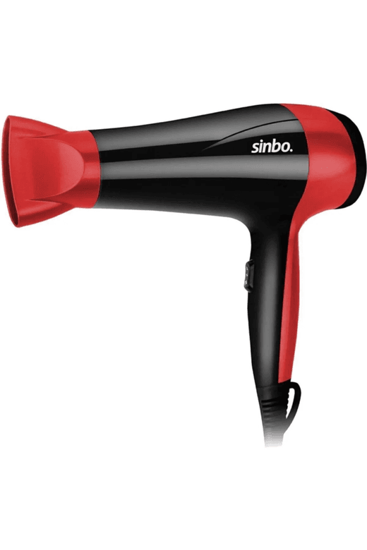 SE1484 Sinbo Shd-7093 Kırmızı Saç Kurutma Fön Makinesi