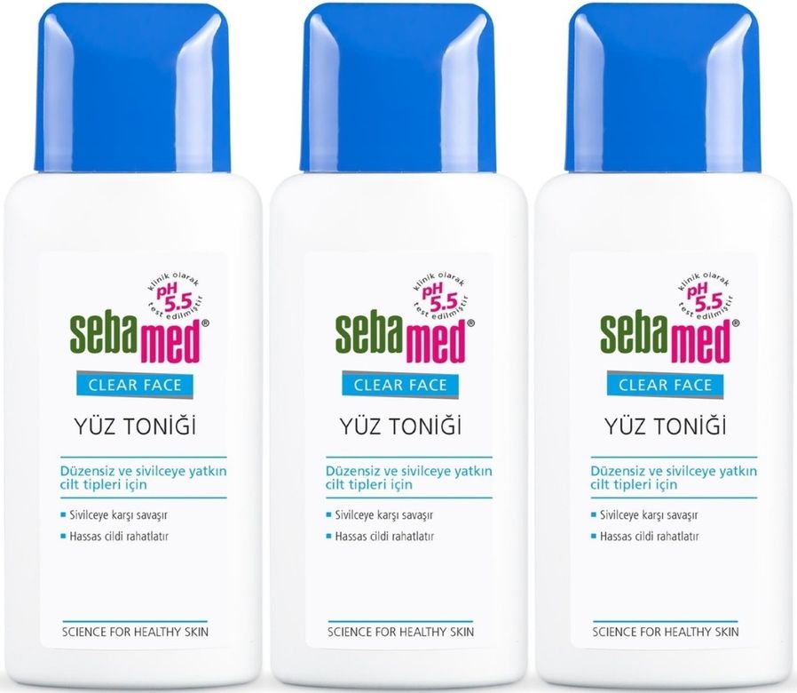 Sebamed Clear Face Yüz Temizleyici Toniği 200ML (3 Lü Set)