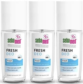 Sebamed Deodorant Sprey 75 ML Fresh (3 Lü Set)