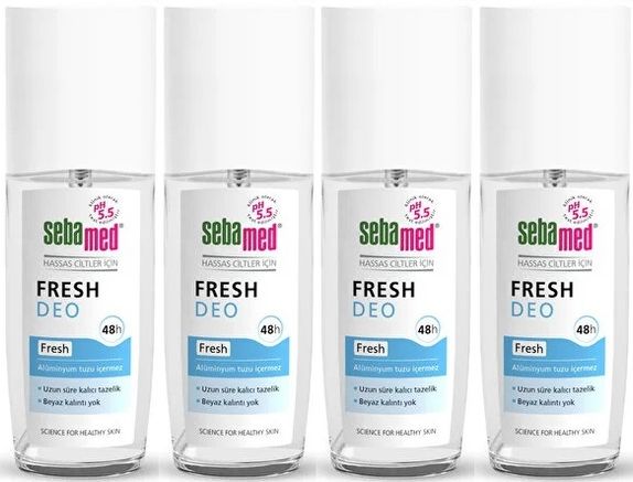 Sebamed Deodorant Sprey 75 ML Fresh (4 Lü Set)