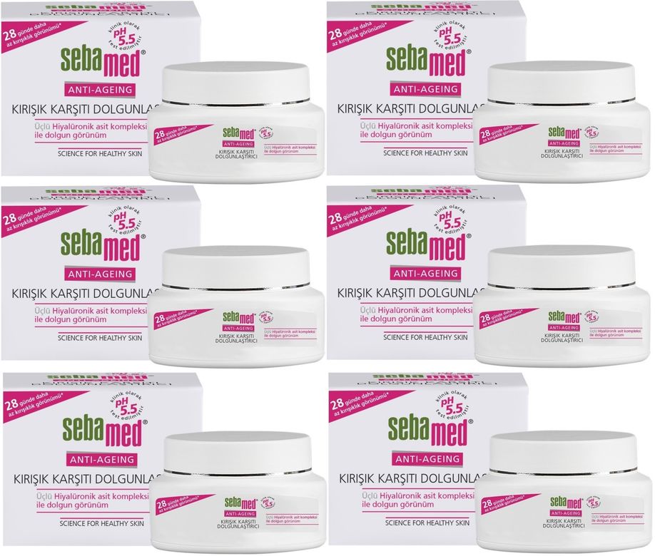 Sebamed Kırışık Karşıtı Dolgunlaştırıcı Antı-Ageıng Krem 50ML (6 Lı Set)