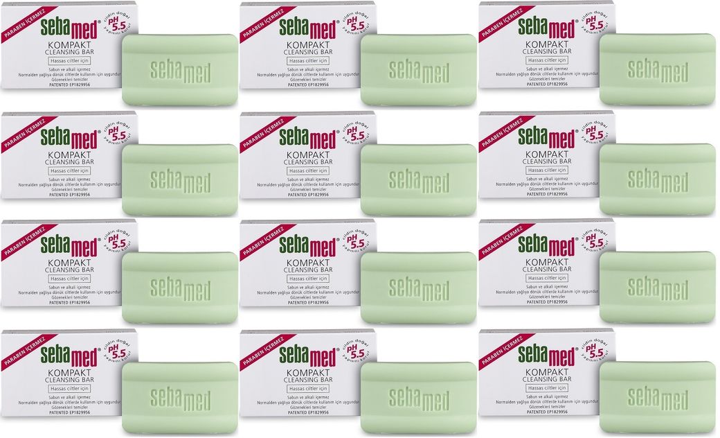 Sebamed Sabun Kompakt Hassas Cilt 100GR (12 Li Set)