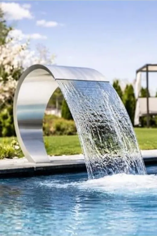 Şelale TYCUGSIIXN172491554544756 Watershut 500-600Mm Havuz Tipi Su Perdesi Kobra - Paslanmaz Çelik (Et Kalınlığı 1,5Mm)