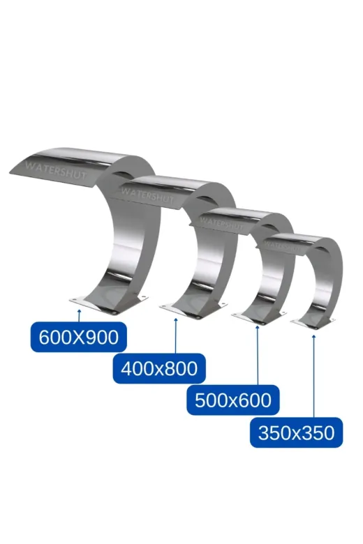 Şelale TYCUGSIIXN172491554544756 Watershut 500-600Mm Havuz Tipi Su Perdesi Kobra - Paslanmaz Çelik (Et Kalınlığı 1,5Mm)