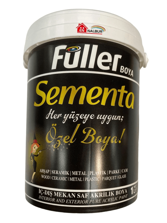 Sementa Özel Su Bazlı Saf Akrilik Boya 1 Litre Sis