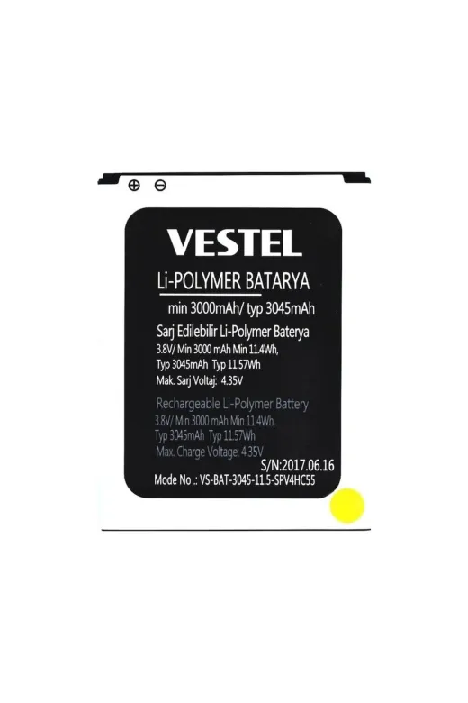 senalstore açık 5170037141009 Vestel Uyumlu Venüs V3 5580 Batarya Pil Vs-Bat-3045