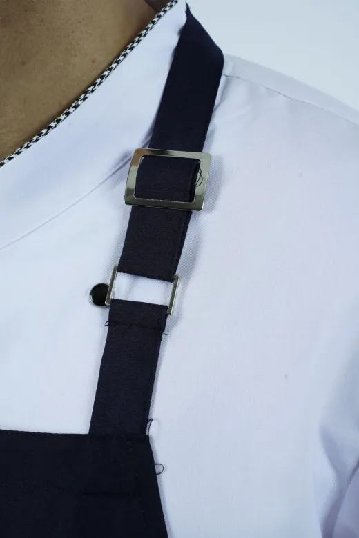 SEZA TEKSTİL 150400500 Aşçı Garson Şef Barista Kafe Cepli Apron Mutfak Önlüğü (Alpaka Kumaş)