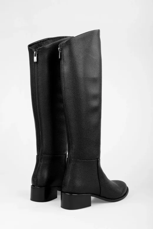 Shoeberry XHM1025 Kadın Breeze Siyah Cilt Çizme