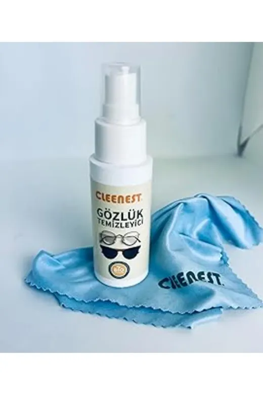 Shopzum TYBQWPCS3GMWA10888 Cleenest Gözlük Ve Ekran Temizleme S, 50 Ml Solüsyon Ve 15X18 Cm Mikrofiber Bez Ile Birlikte