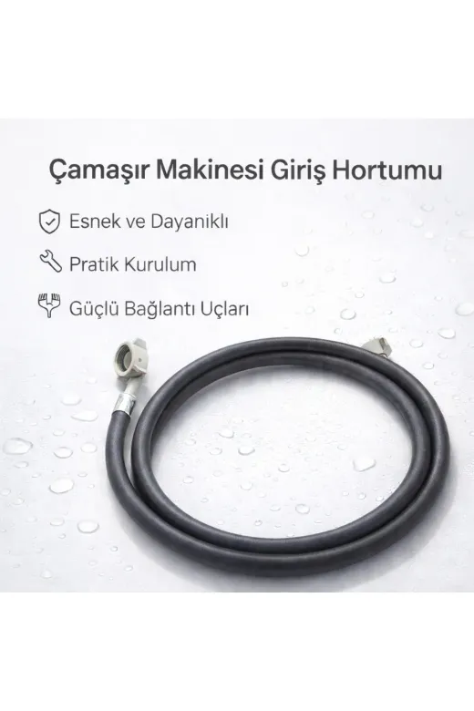 Şirin ç-3m Çamaşır Makinesi Su Giriş Hortumu 3Metre – Dayanıklı