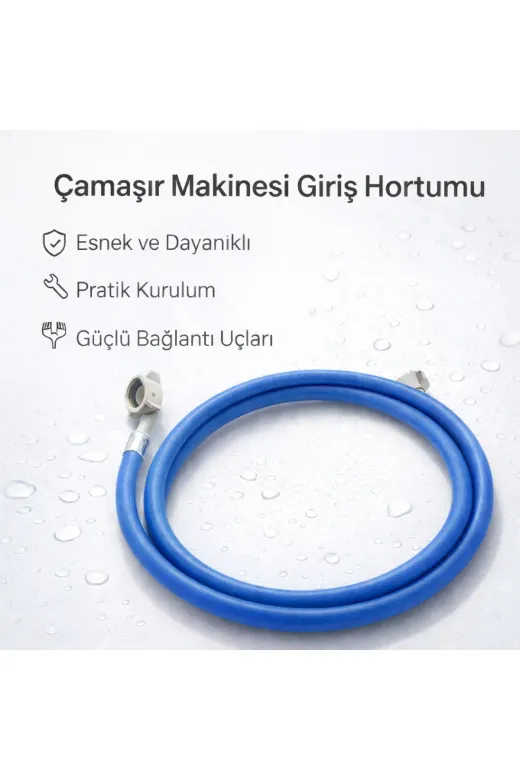 Şirin ç-5m Çamaşır Makinesi Su Giriş Hortumu 5Metre – Dayanıklı