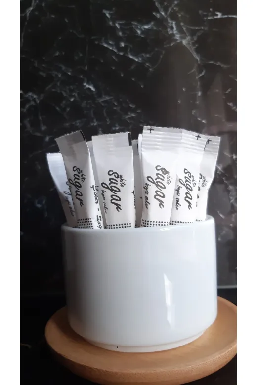SKRC AMBALAJ 728282839393 Stick Beyaz Toz Şeker 8 Kg (3Gr Adet)