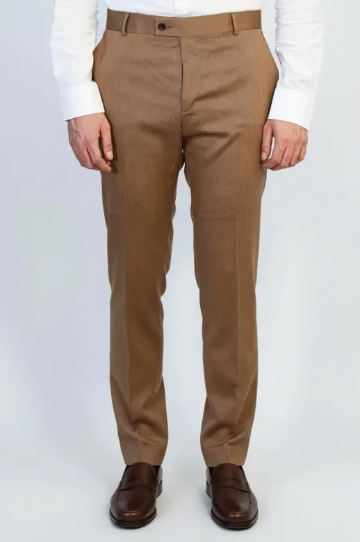 Slim Fit Taba Erkek Pantolon - Wessi