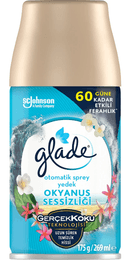 smHNrpZW7F Glade Otomatik Sprey Koku Makinesi + Yedek Oda Kokusu 269 Ml - Okyanus Sessizliği