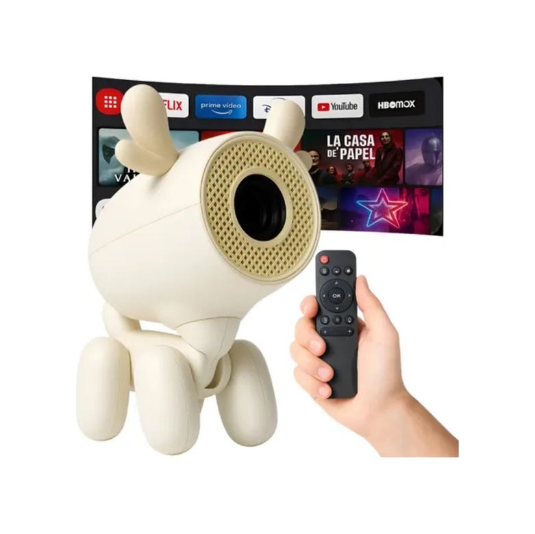 Solmazlar Online 129908231 Mey İthalat Android Sistemli Mini Projektör Dolby Hoparlörlü Kablosuz Projeksiyon