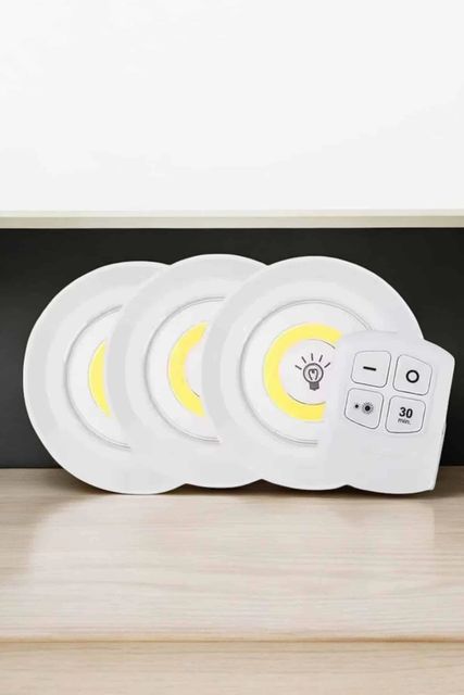 Solmazlar Online MEYTDUCZ3LÜLAMBA3-BLMY Mey İthalat Spot Lamba Led Işık 3'lü Uzaktan Kumandalı Pilli Yapışkanlı Kablosuz Çok Renkli 23979176