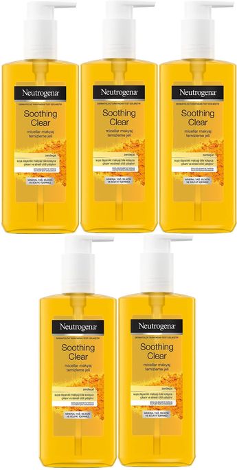 Soothing Clear Micellar Yüz Temizleme Jeli 200ML (5 Li Set)