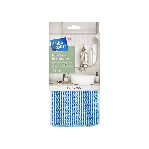 SR12061021 Flink & Sauber Mikrofiber Banyo Temizlik Bezi Tekli