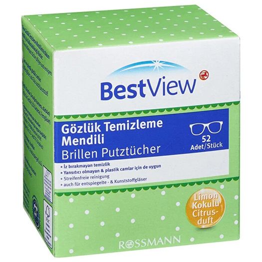 SR17100020 Best View 52'li Gözlük Temizleme Mendili