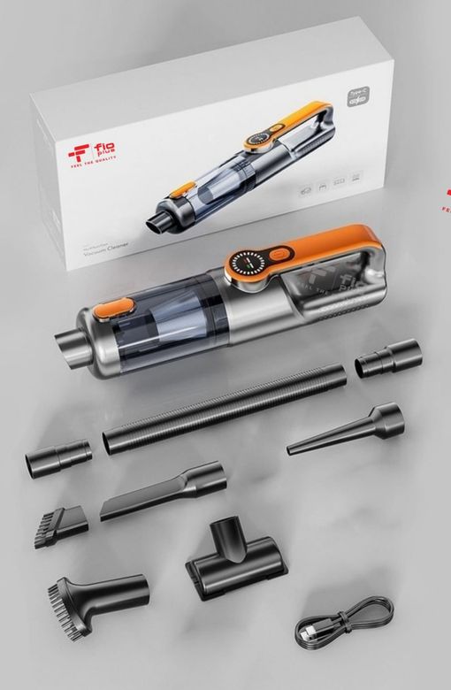 ST-126 Plus Kablosuz Araç Süpürgesi, Taşınabilir El Süpürgesi, Vakum Üfleme 120W Güçlü Emiş, Type-C Şarjlı, Yıkanabilir Filtre, Araba, Ev Ve Ofis Kullanımı İçin