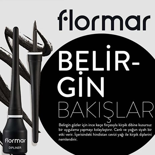 ST13080258 Flormar True Color Siyah Dipliner
